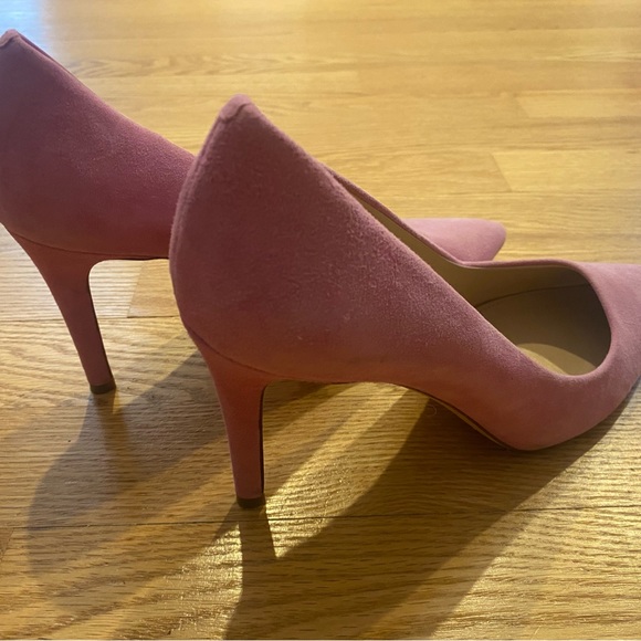 J. Crew Light Pink Pointy Toe Heel Pump Size 6.5 - Picture 5 of 8